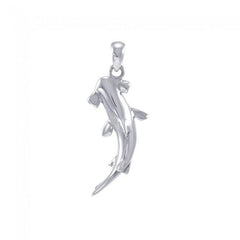 Hammerhead Shark Sterling Silver Pendant TPD3406 - Pendants