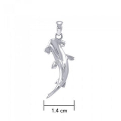 Hammerhead Shark Sterling Silver Pendant TPD3406 - DiveSilver Jewelry