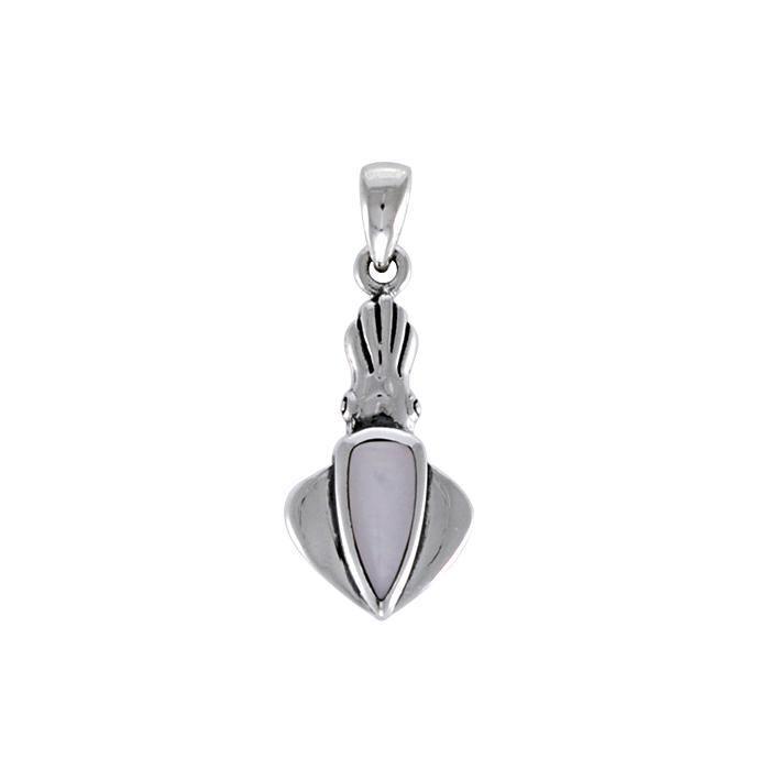 Squid Sterling Silver Pendant TPD3667 - Pendants