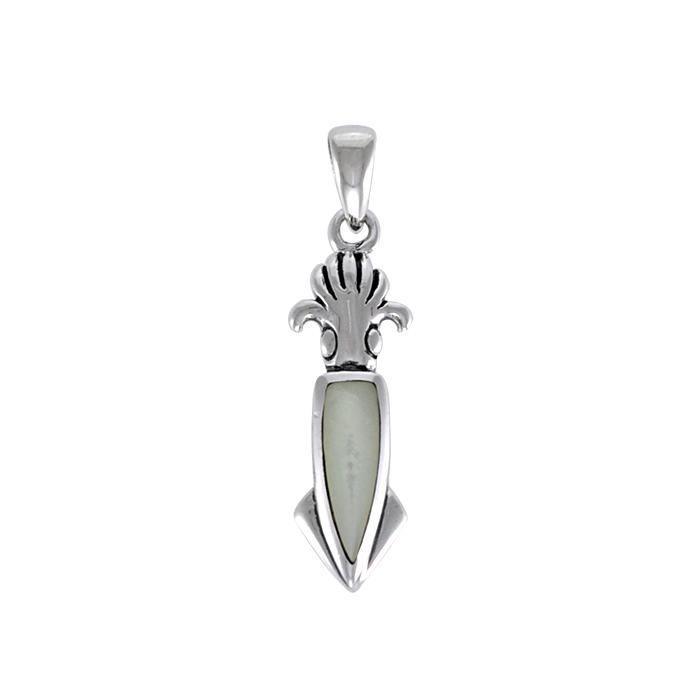 Squid Sterling Silver Pendant TPD3668 - Pendants