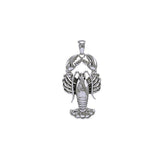 Lobster Sterling Silver Pendant TPD4381 - Pendants