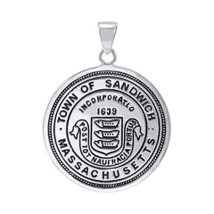 Town os Sandwich, MA Silver Pendant TPD4455 - Pendants