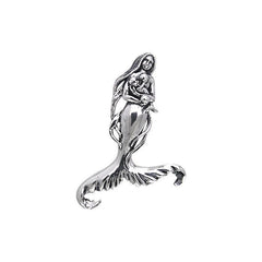 Seer's Child Mermaid Sterling Silver Pendant TPD459 - Pendants