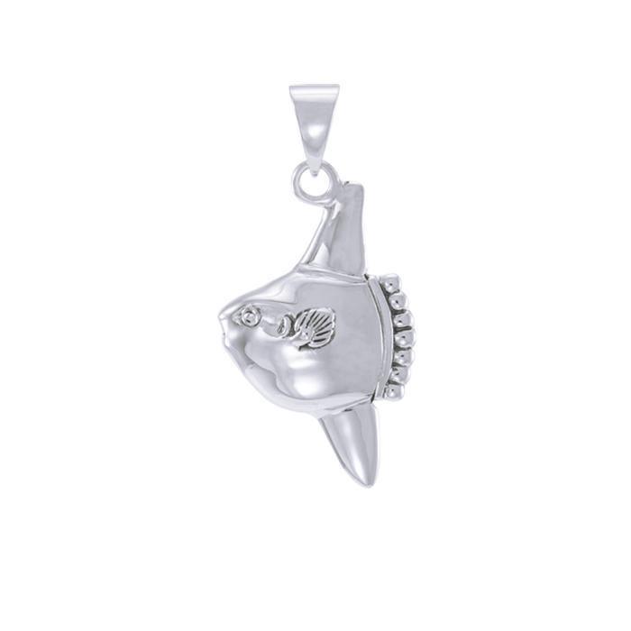 Sun Fish Sterling Silver Pendant TPD4824 - Pendants