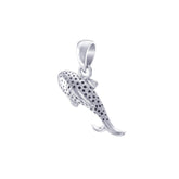 Small Whale Shark Sterling Silver Pendant TPD4858 - Pendants