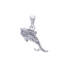 Small Whale Shark  Sterling Silver Pendant TPD4858 - Pendants