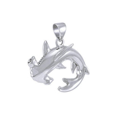 Hammerhead Shark Sterling Silver Pendant TPD4920 - Pendants
