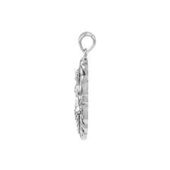 Mermaid Goddess with Wave Sterling Silver Pendant TPD5010 - Pendants