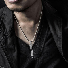 Descending Freediver Sterling Silver Pendant TPD5011 - Pendants