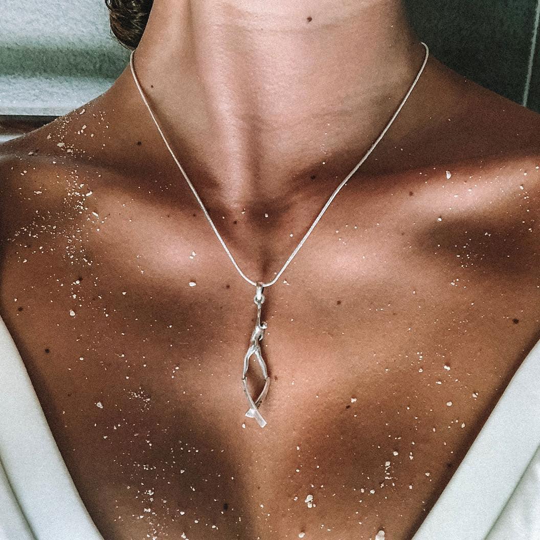 Freediver Sterling Silver Pendant TPD5012 - Pendants