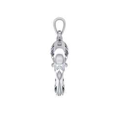 Window to Universe Dolphin Silver Pendant TPD5046 - Pendants