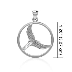 Mermaid Tail Sterling Silver Pendant TPD5103 - Pendants