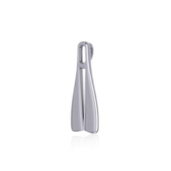 Double Diving Fin Silver Pendant TPD5152 - Pendants