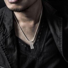 Double Diving Fin Silver Pendant TPD5152 - Pendants