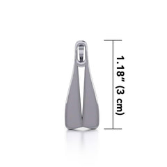 Double Diving Fin Silver Pendant TPD5152 - Pendants