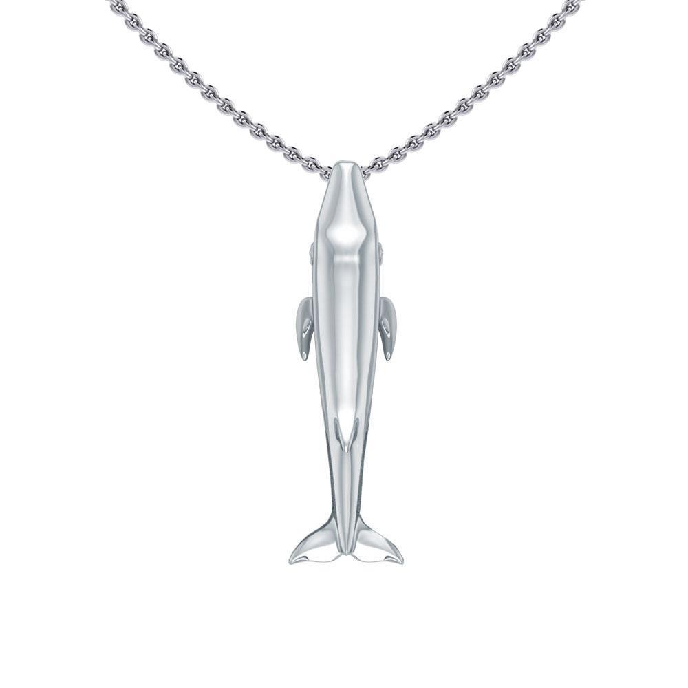 Sterling Silver Mike Whale Pendant TPD5217 - Pendant