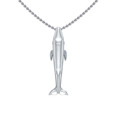 Sterling Silver Mike Whale Pendant TPD5217 - Pendant