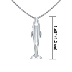 Sterling Silver Mike Whale Pendant TPD5217 - Pendant