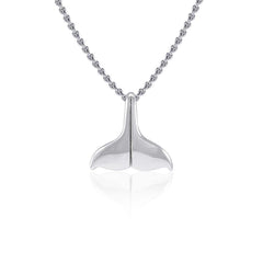 Whale Tail Silver Pendant TPD5302 - Pendant