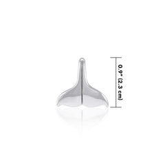 Whale Tail Silver Pendant TPD5302 - Pendant