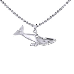 Blue Whale Sterling Silver Pendant TPD5404 - Pendant
