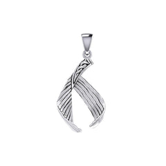 Celtic Mermaid Tail Sterling Silver Pendant TPD5474 - Pendant