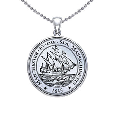 Manchester By The Sea Sterling Silver Pendant Medium Version TPD5525 - Pendant