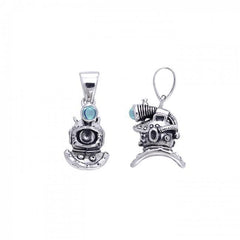 Kirby Morgan Dive Helmet Sterling Silver Pendant TPD599 - Pendants