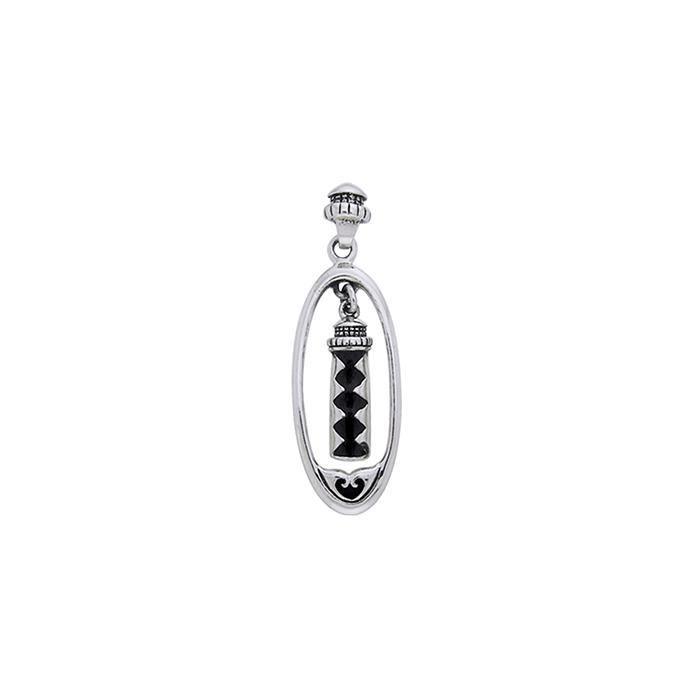 Mediterrean LighthouseSterling Silver Pendant TPD601 - Pendants