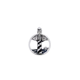 Lighthouse Sterling Silver Pendant TPD607 - Pendants