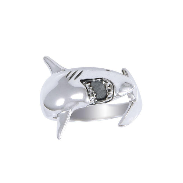 Great white clearance shark ring