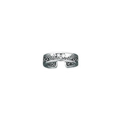 Waves Sterling Silver Toe Ring TR238 - Toe Rings