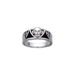 The Revenge Skull T Sterling Silver Ring TR3661 - Rings