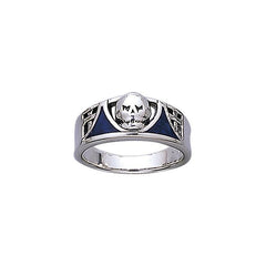 The Revenge Skull T Sterling Silver Ring TR3661 - Rings