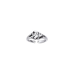 Angelfish Sterling Silver Toe Ring TR3718 - Toe Rings