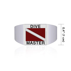 Dive Master Sterling Silver Ring TR3818 - Rings