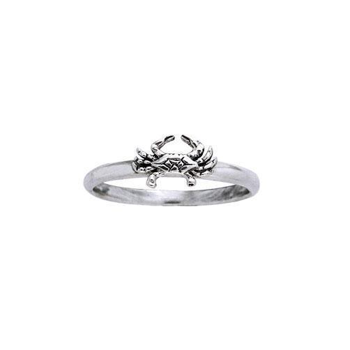 Silver Crab Ring TR812 - DiveSilver Jewelry