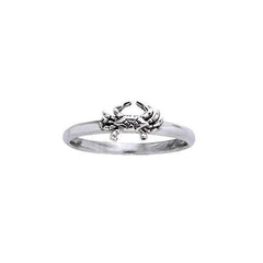 Silver Crab Ring TR812 - DiveSilver Jewelry
