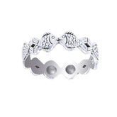 Small Angelfish Sterling Silver Ring TR974 - Rings