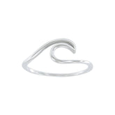 Wave Sterling Silver Ring TRI1632 - Rings