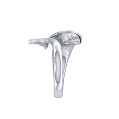 Fantastic Bull Whale Silver Ring TRI1765 - Ring