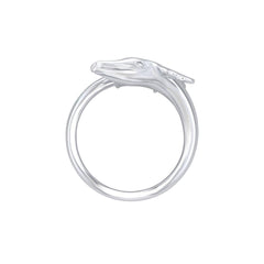 Graceful Mike Whale Silver Ring TRI1767 - Ring