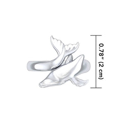 Graceful Mike Whale Silver Ring TRI1767 - Ring