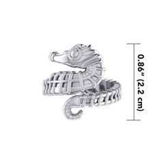 Seahorse Silver Wrap Ring TRI1859 - Ring