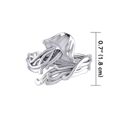 Box Jellyfish Silver Wrap Ring TRI1896 - Ring