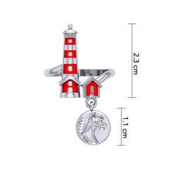 Lighthouse Sterling Silver with The Wild Horse TRI2346 - DiveSilver Jewelry