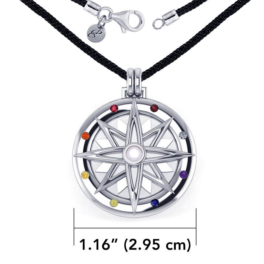 Compass Rose Gemstone Necklace Set TSE688 - Sets