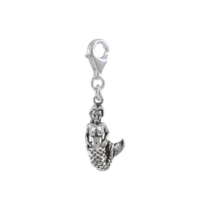 Mermaid Sterling Silver Clip Charm TWC004 - Clip Charms