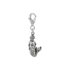 Mermaid Sterling Silver Clip Charm TWC004 - Clip Charms