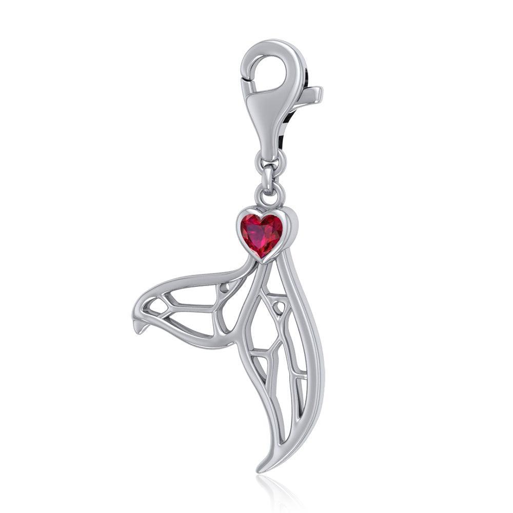 Window to Universe Whale Tail Sterling Silver Clip Charm TWC160 - Clip Charms